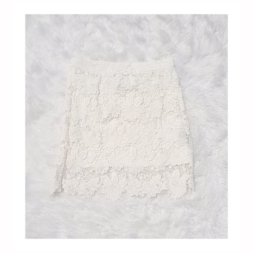 That beachy vibe lace mini skirt